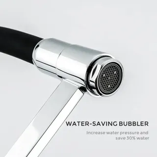 Смеситель для кухни Gappo G4398-15 с гибким изливом хром